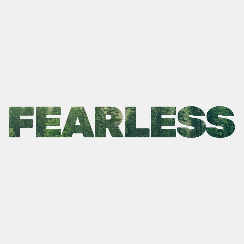 FEARLESS Warrior Mindset Bold Statement