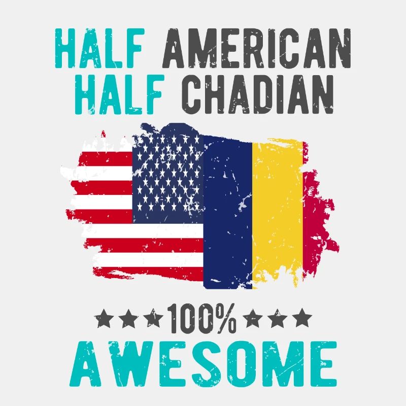 Halb Amerikaner Halb Tschader