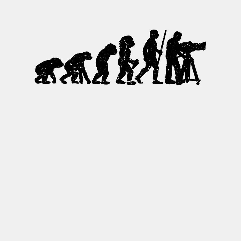 Camera Operator Evolution Retro Loves Filmmaking
