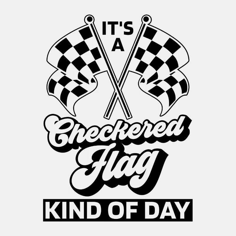 C’est une sorte de drapeau à damier de course de kart de piste