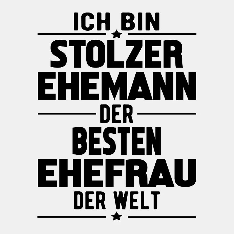 Herren Stolzer Ehemann der besten Ehefrau der Welt