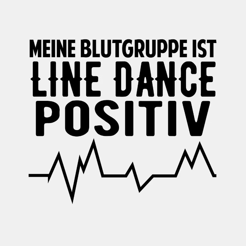 Linedance Herzschlag Geschenkidee