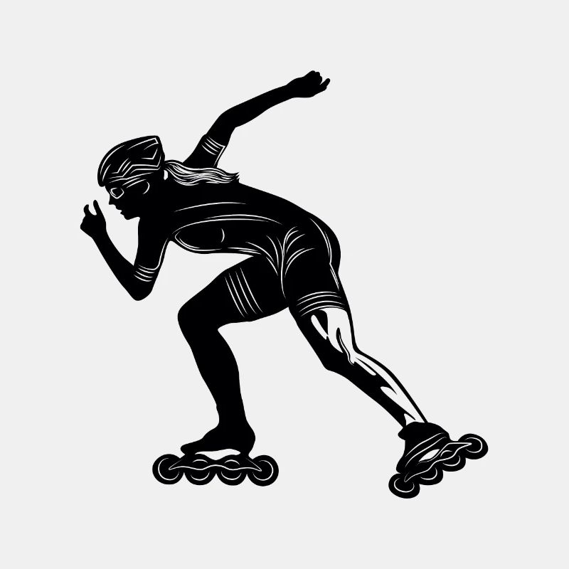 Inline Skates Silhoette