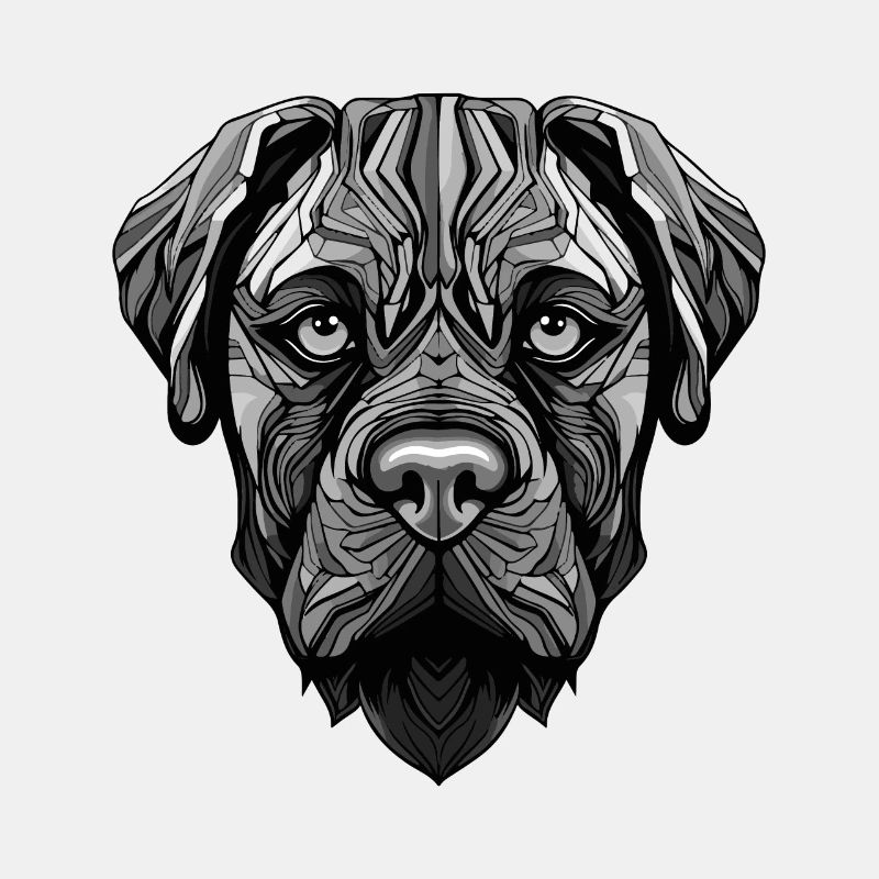 Mastiff Hund Portrait