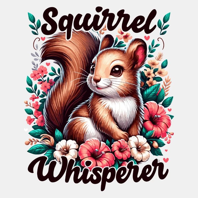 Eichhörnchenflüsterer Blumen Eichhörnchen Liebhaber