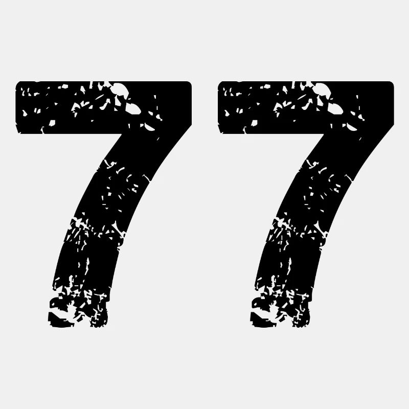 77 Zahl Trikot