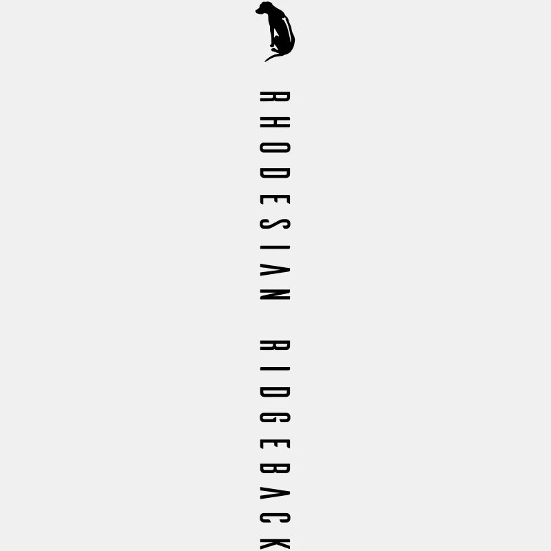 Rhodesian Ridgeback Schriftzug - vertikal