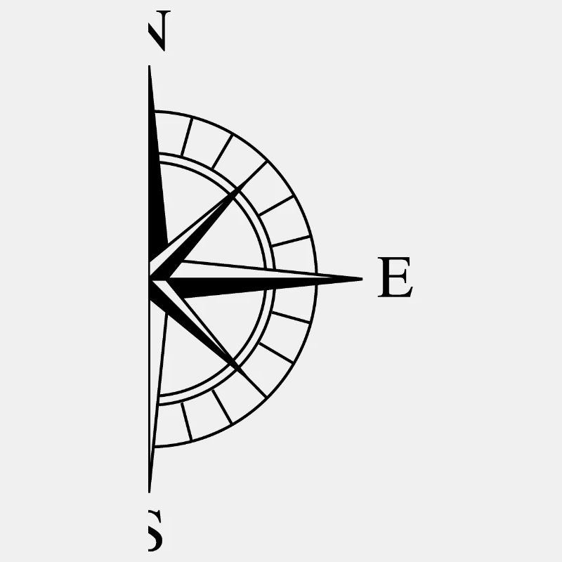 Compass wind rose