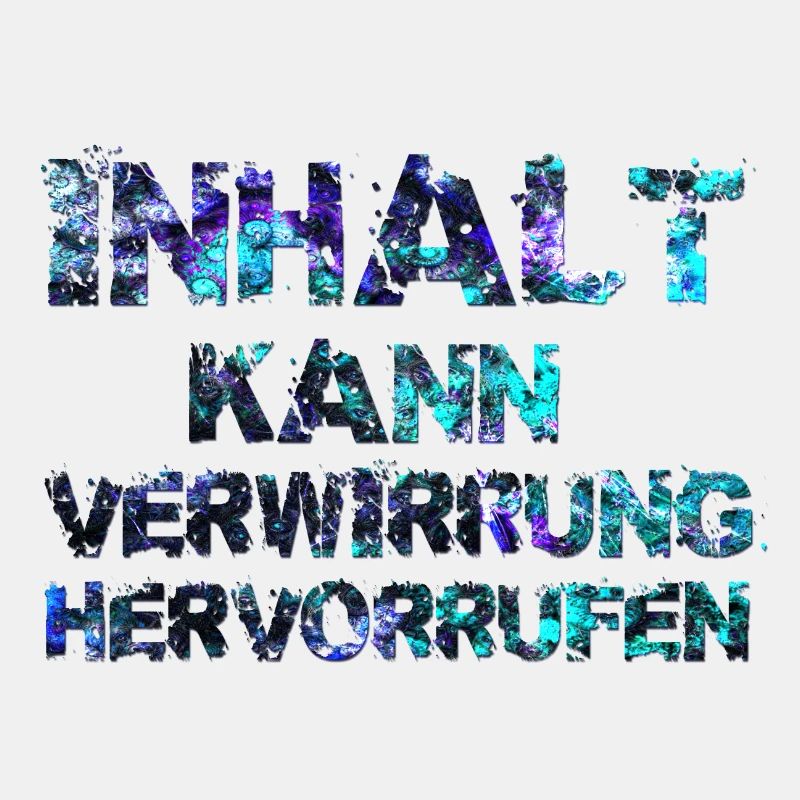 Verwirrung blau