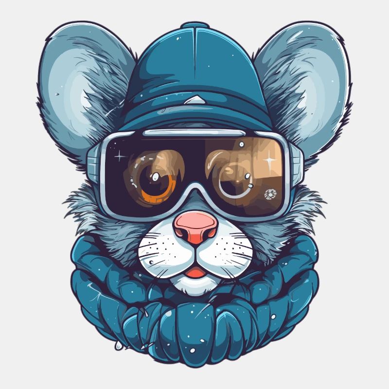 Maus Skibrille Sonnenbrille