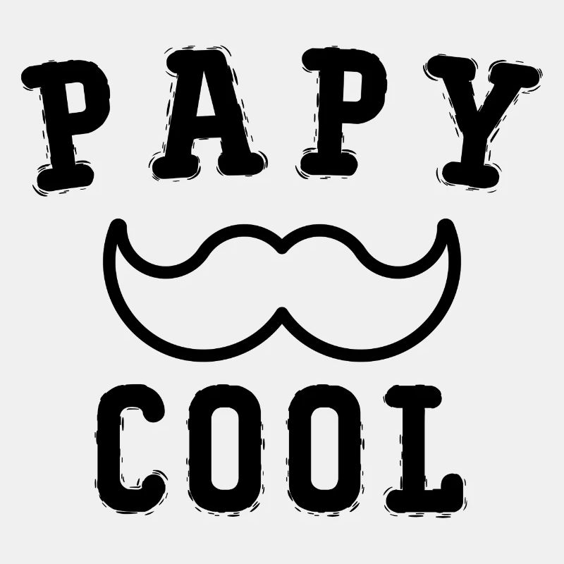 Papy Cool Moustache