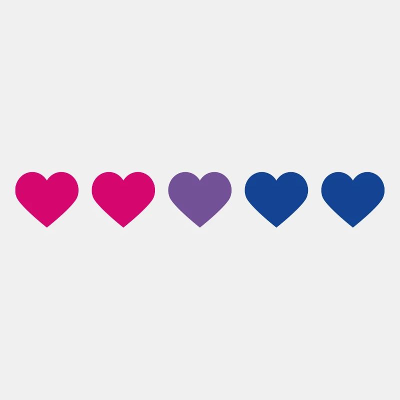 Bi-Heart || LGBT bisexual