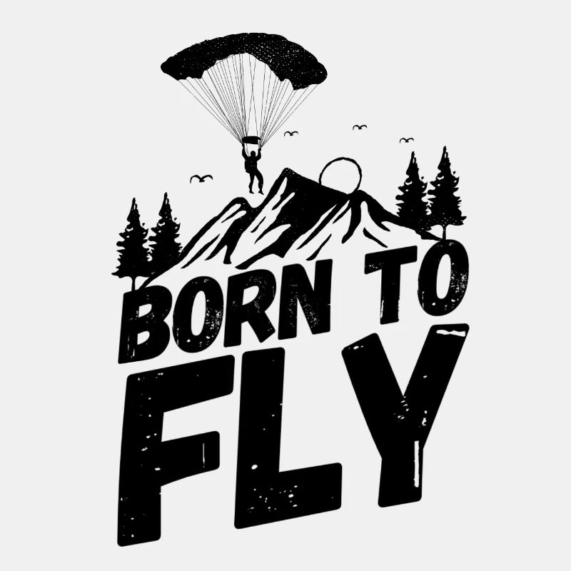 Fallschirm Skydiving Spruch