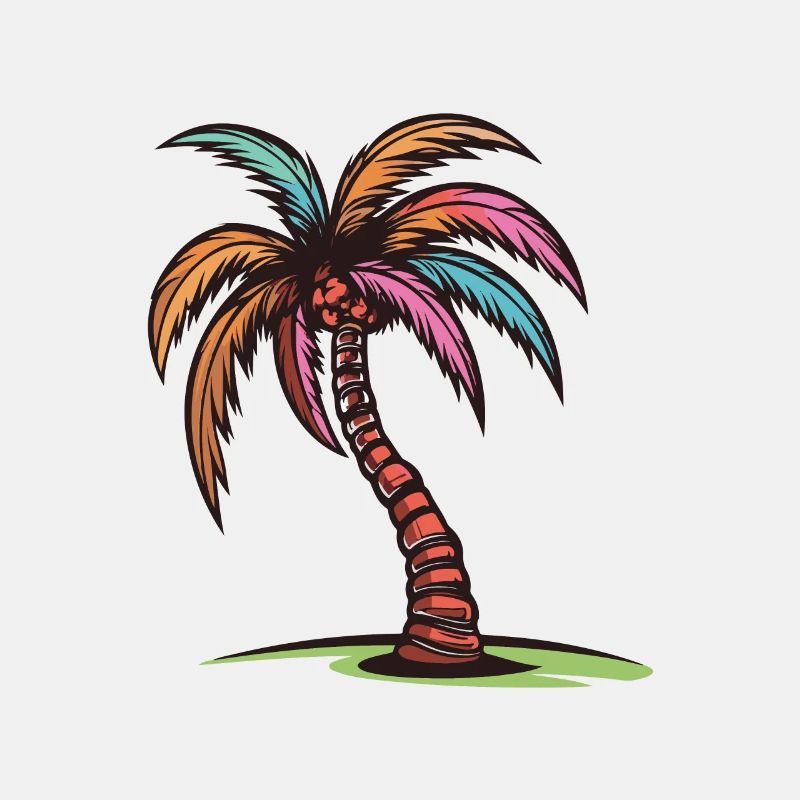 Palme Urlaub Symbol