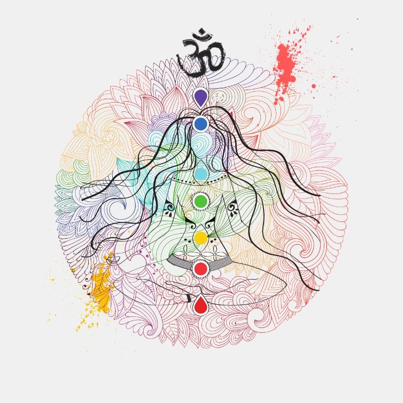 Meditation Buddhism psychedelic Om Rave Goa