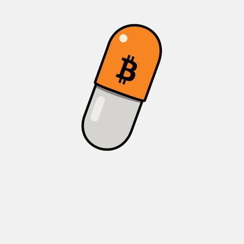 Orange Pill - Bitcoin, Bitcoiner Gift Idea
