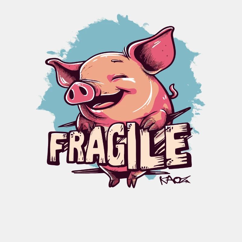 Ein zerbrechliches Schwein