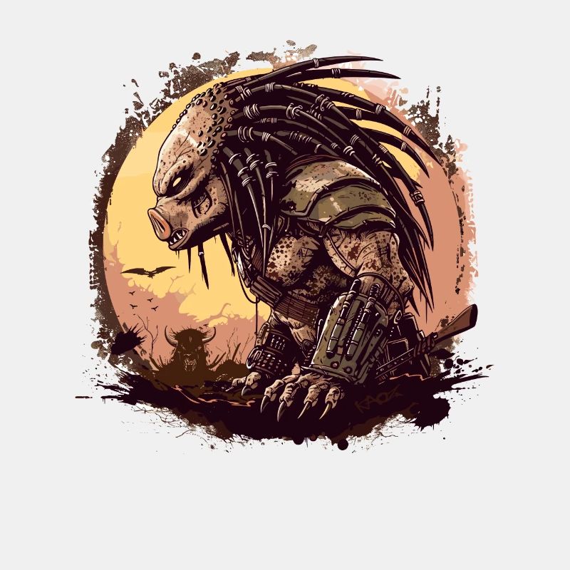 Alien, Guerrier, Chasseur De L’espace, Cochon
