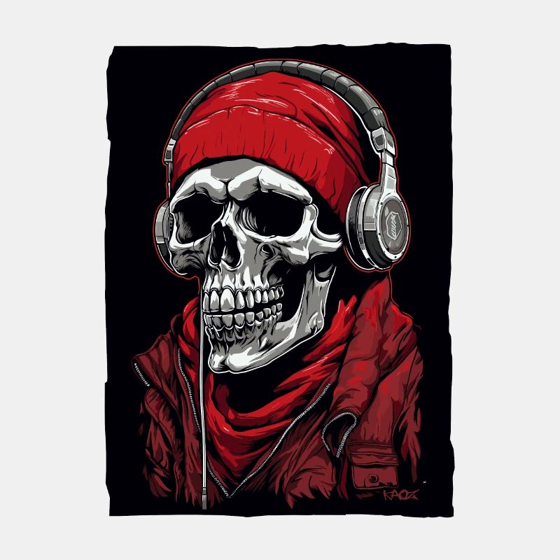 Hip-Hop-Skull-Rap
