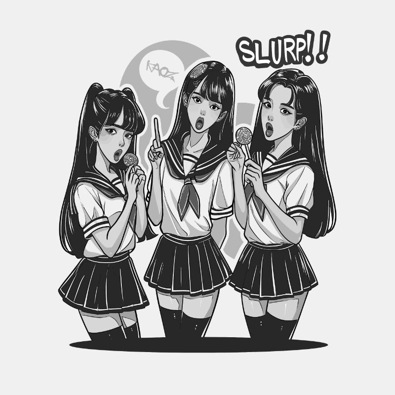 Anime Mädchen Design