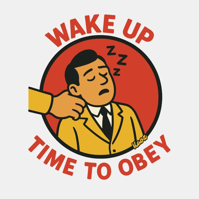 Office Workers: Wake Up, Time to Obey