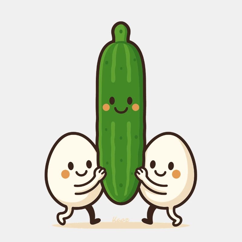 Zwei Eier & eine Gurke – Beste Freunde