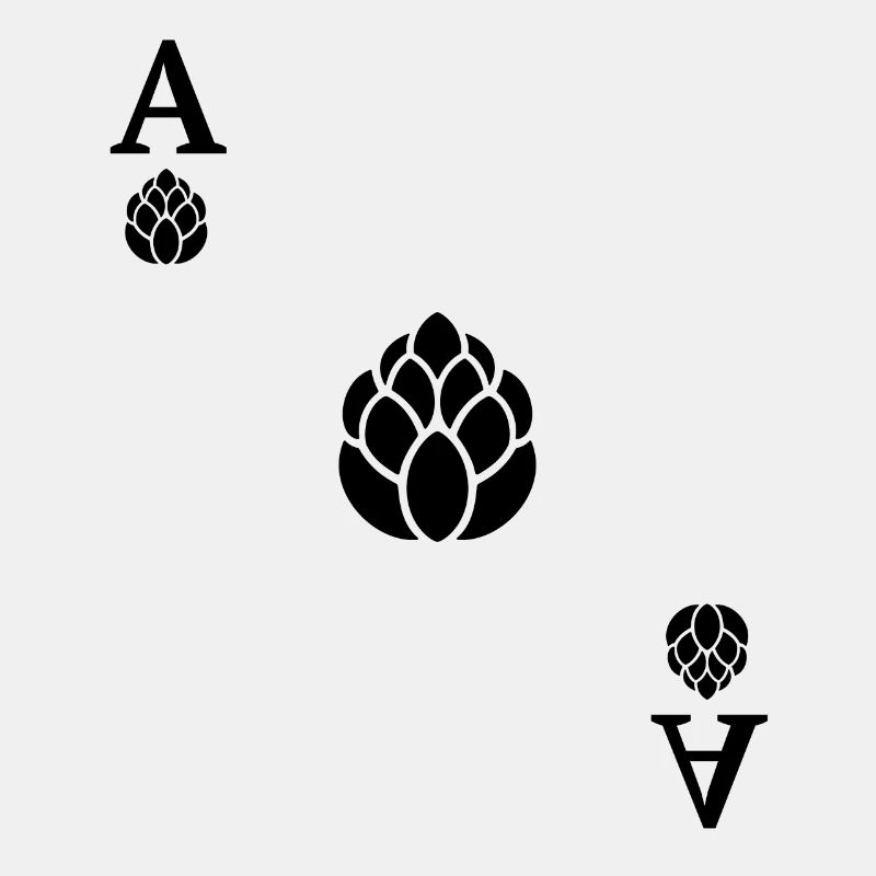 Hops is the  card - Beer - Ace - Playing card