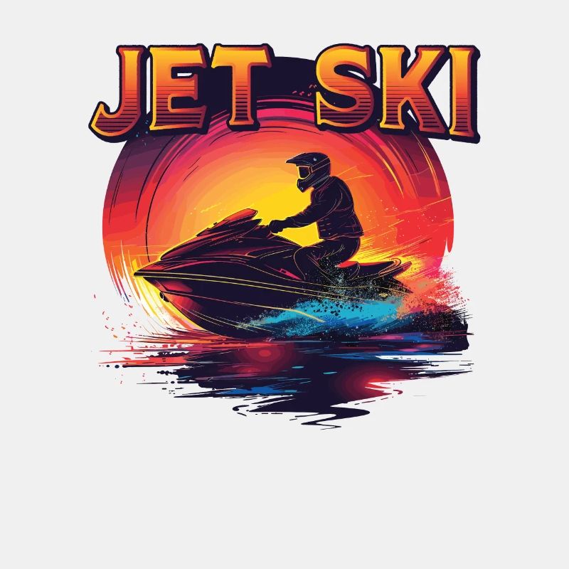Jet ski aventure Rétro été