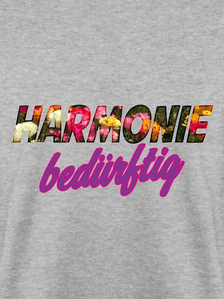 Harmonie bedürftig
