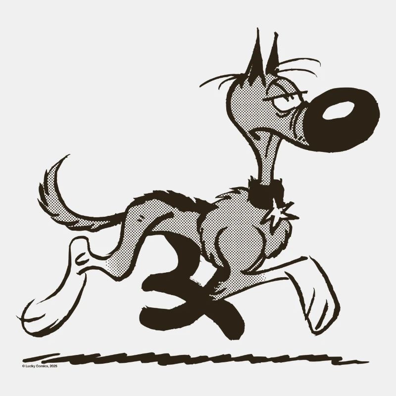 Lucky Luke Rantanplan Design