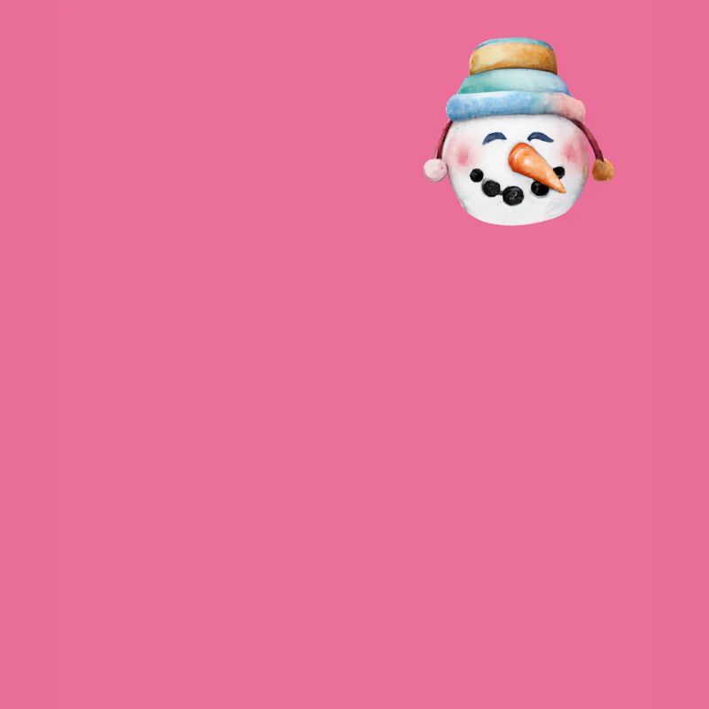 Schneemann Brusttasche
