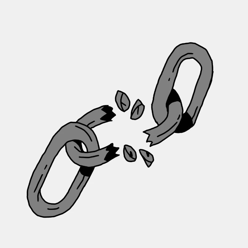 Gebrochene Kette