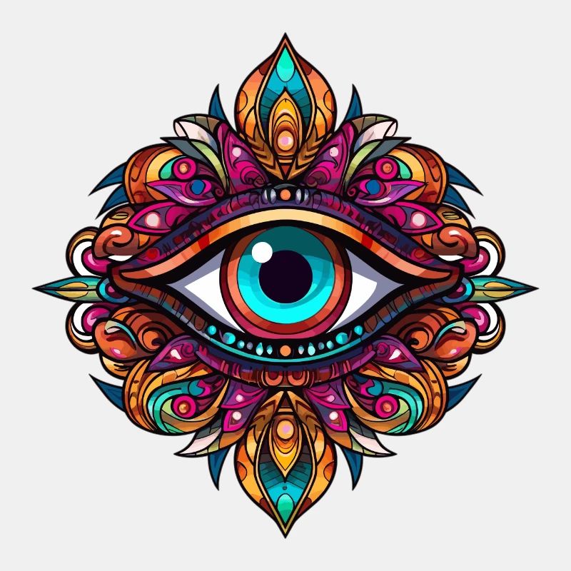 Mandala Drittes Auge