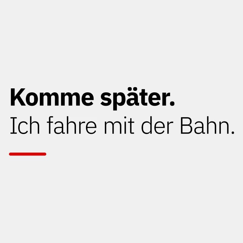 Komme später.