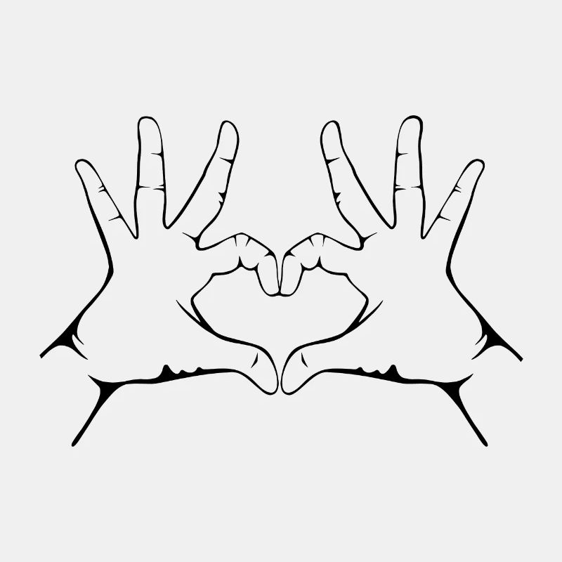 Hand Herz Geste Handherz geste Hand Herzgeste