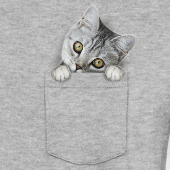 Vorschau: cat pocket - Unisex Pullover