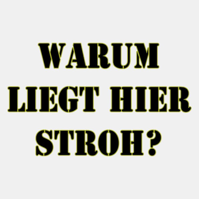 Warum liegt hier Stroh?