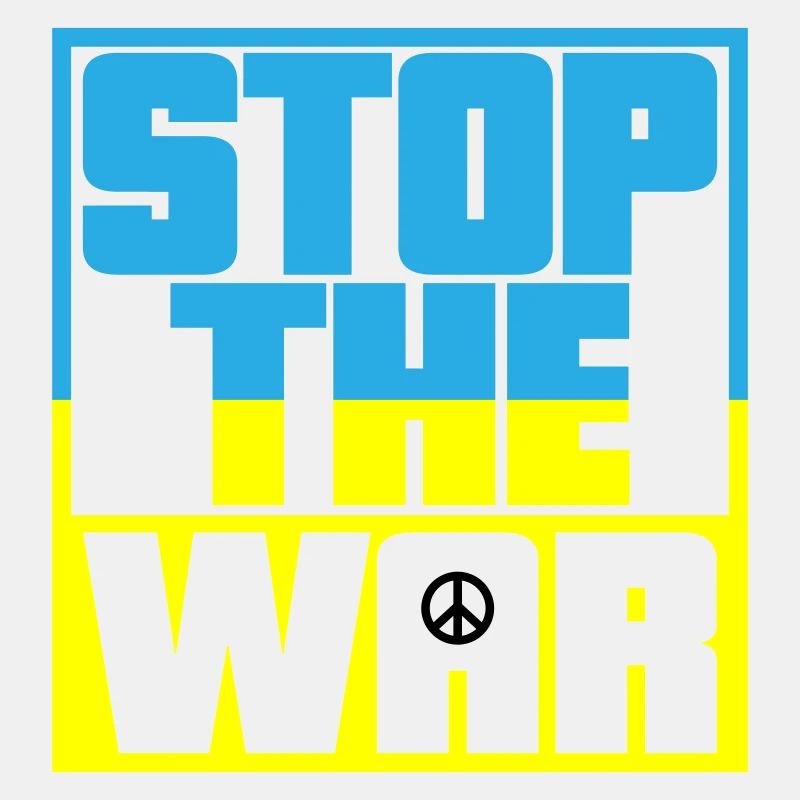 Farben änderbar | Stop the War | Kein Krieg