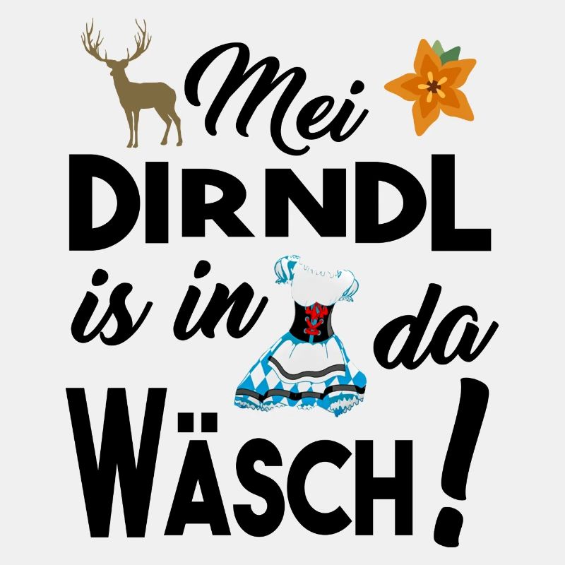 Dirndl Damen - Dirndl in da Wäsch