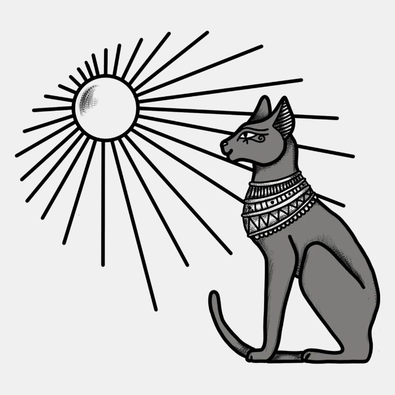 Ägyptisches Katzen Design