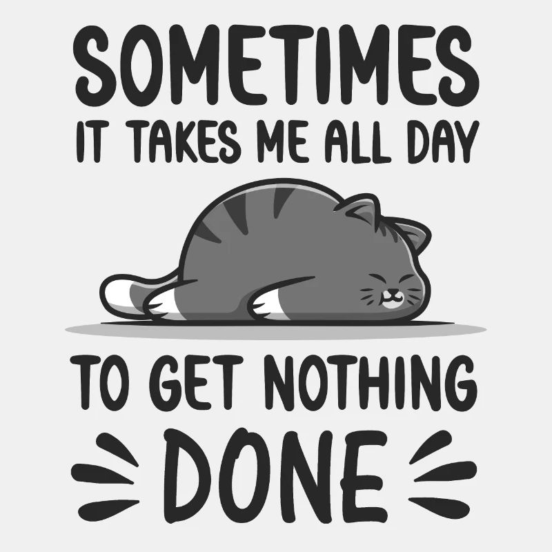 Doing nothing lazy Cat sleeping funny Cats Katzen