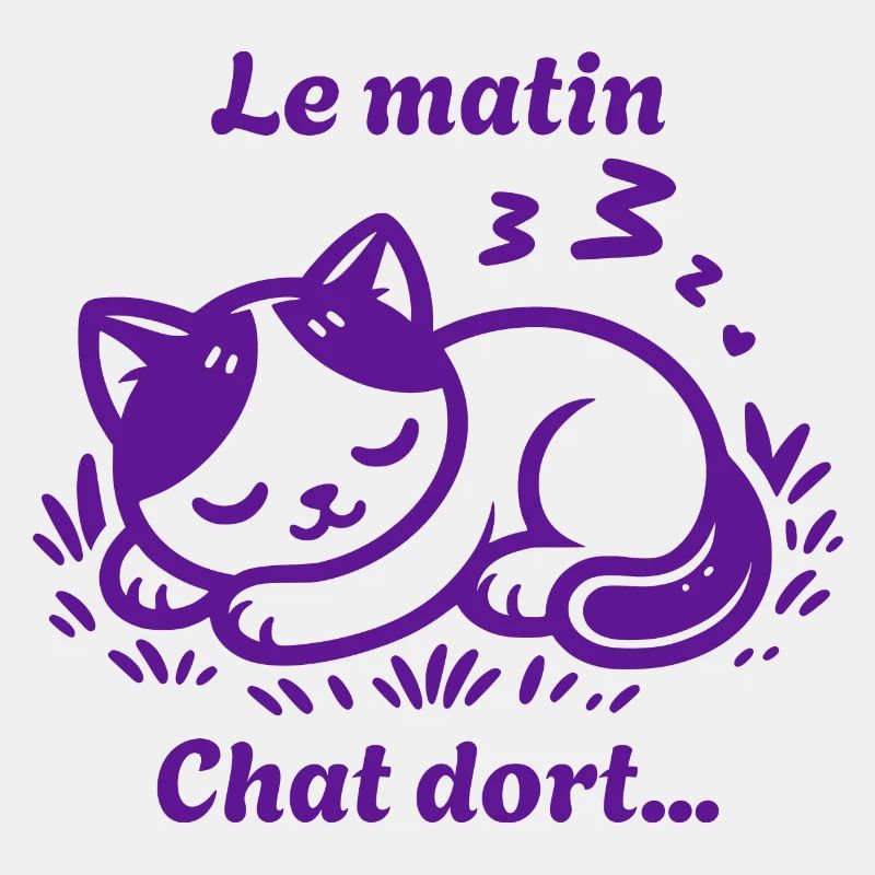 Chat Dort Chat Mignon Pas Du Matin