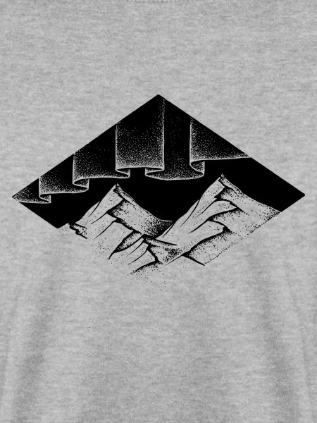 Berge und Polarlichter