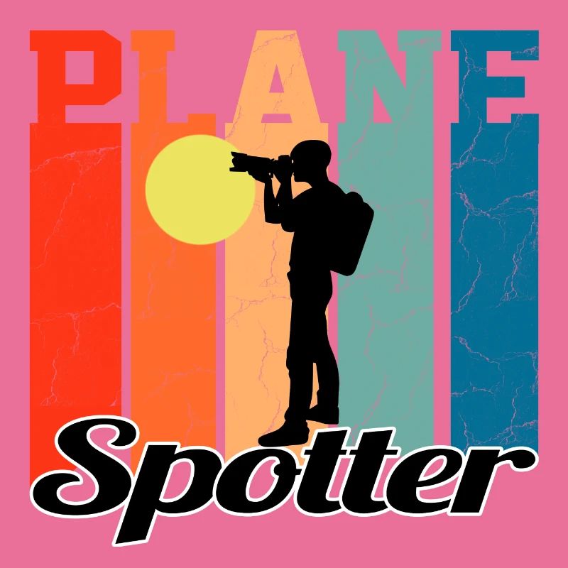 Plane Spotter - Vintage Geschenk Flugzeug