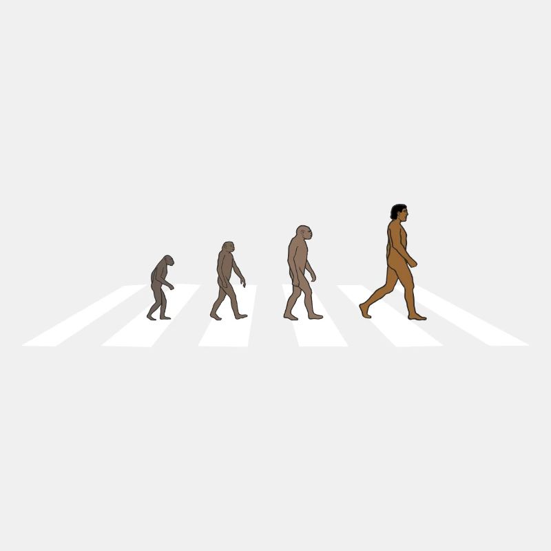 Evolution am Zebrastreifen der Abbey Road