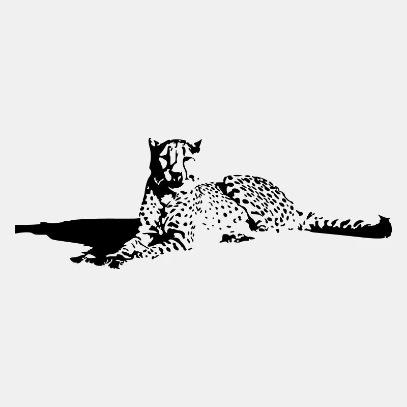 Herrlicher Gepard in Ruhe