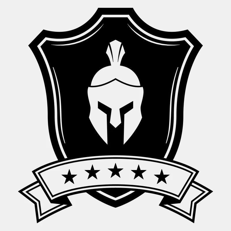 Spartaner Helm wappen