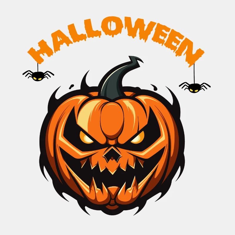 Halloween, ein aggressiver Kürbis