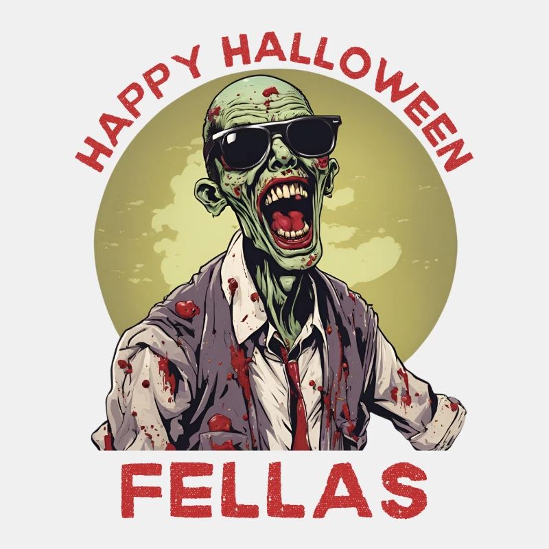 Happy Halloween Fellas Zombie