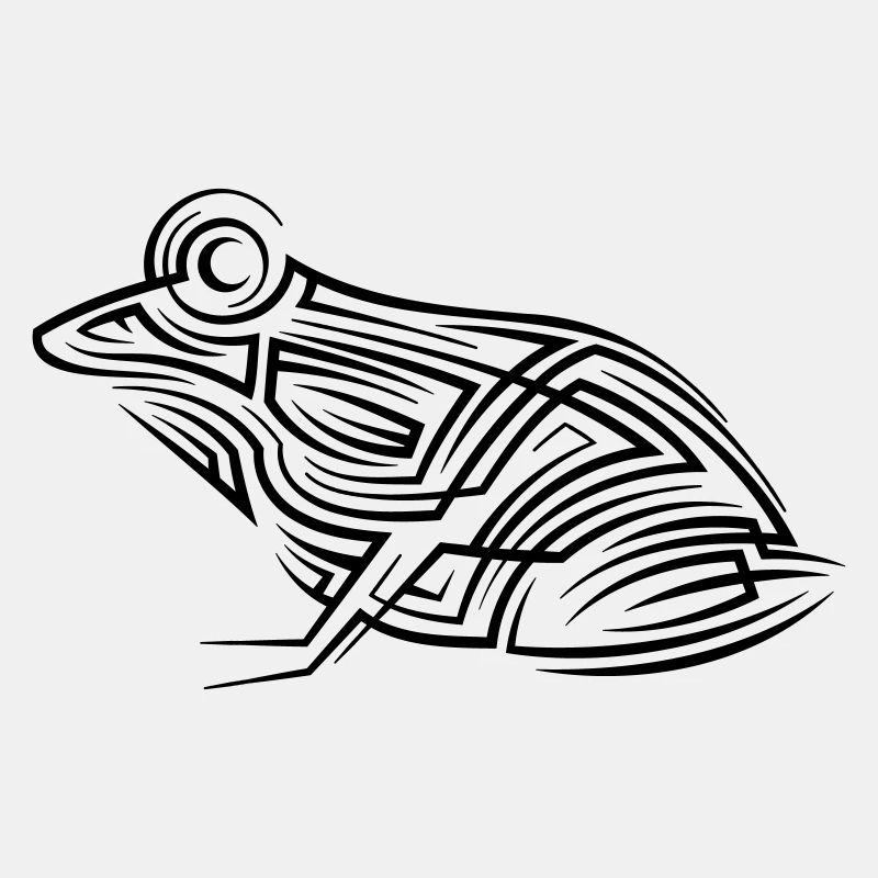 Frosch Tribal Tattoo